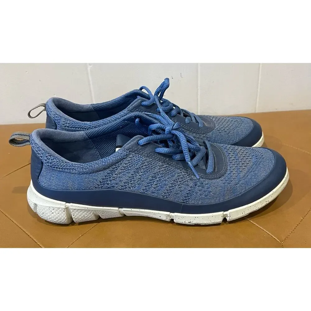 Ecco Womens Danish Design Blue‎ Flyknit Comfort Sneakers Size 40 US 9